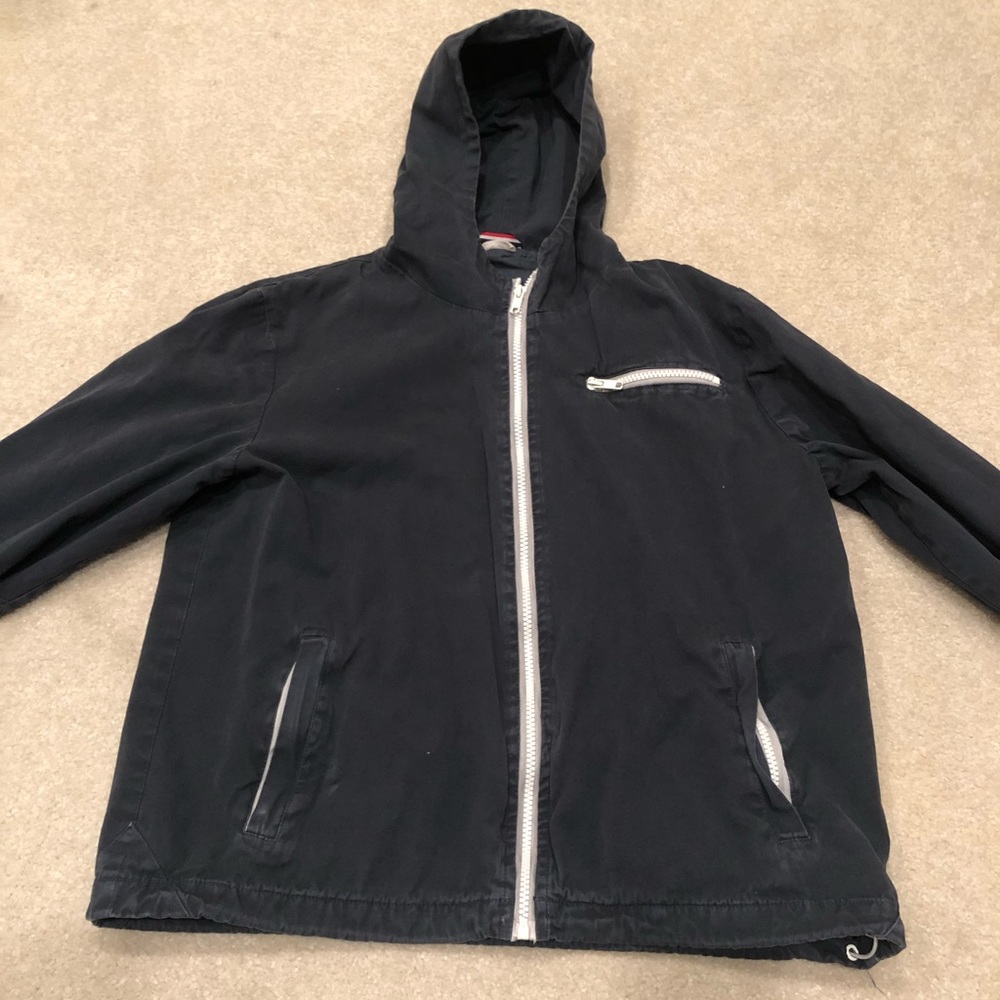 navy blue brandy melville jacket